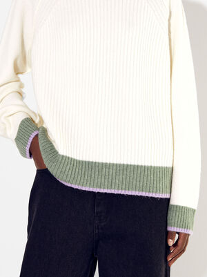Online Exclusive - Dzianinowy Sweter image number 2.0