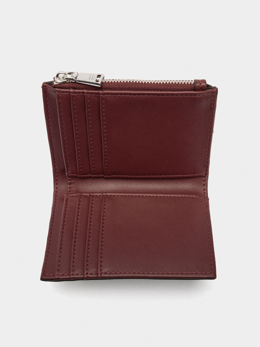 Wallet with stripes S