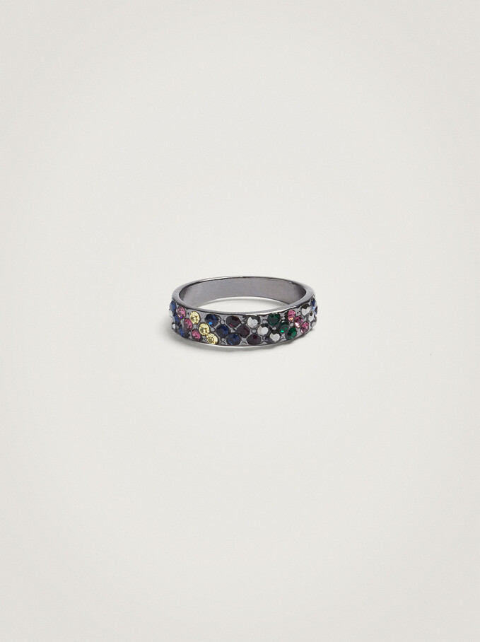 Ring With Beads, Multicolor, hi-res