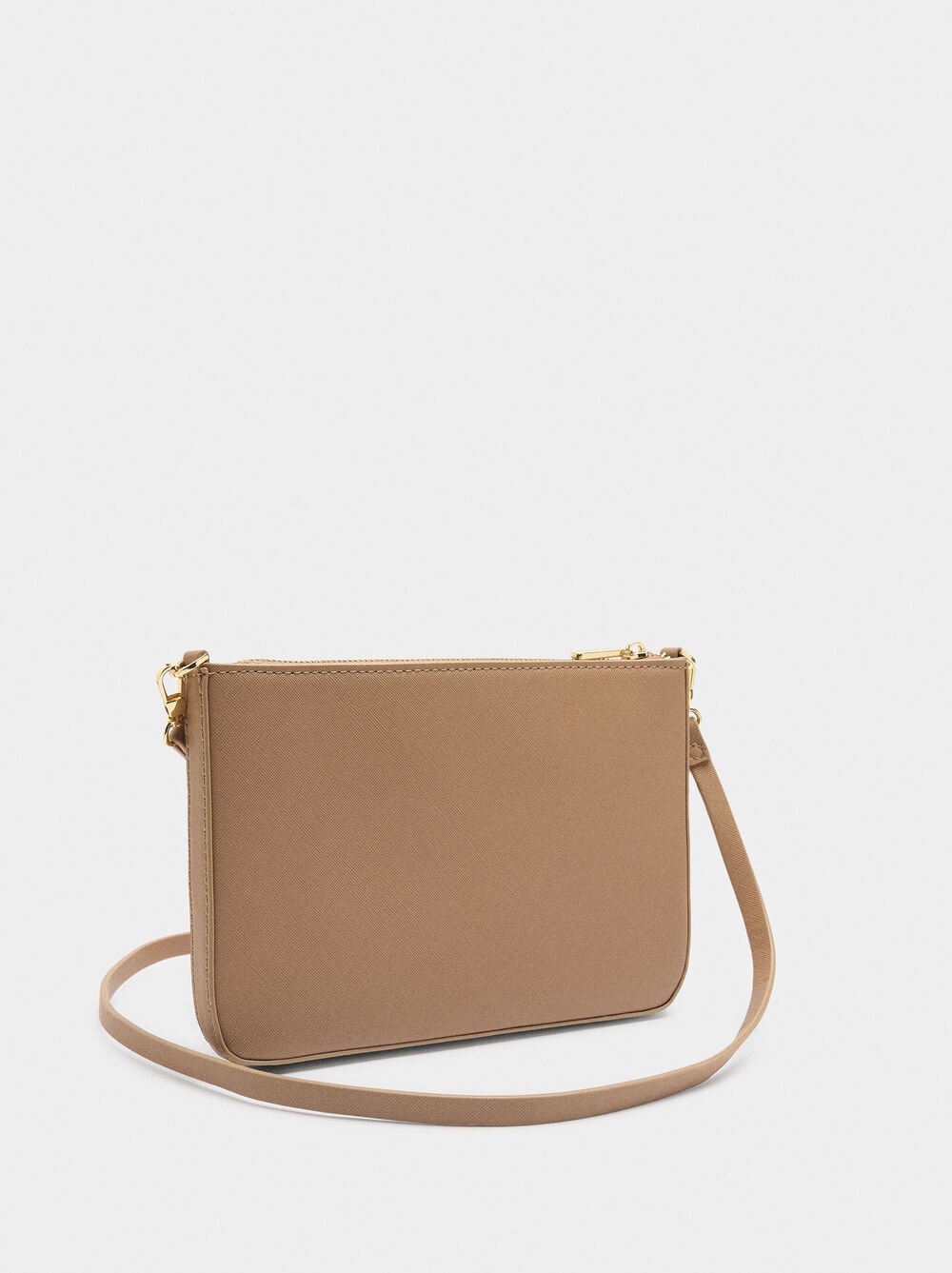 Crossbody bag with texture