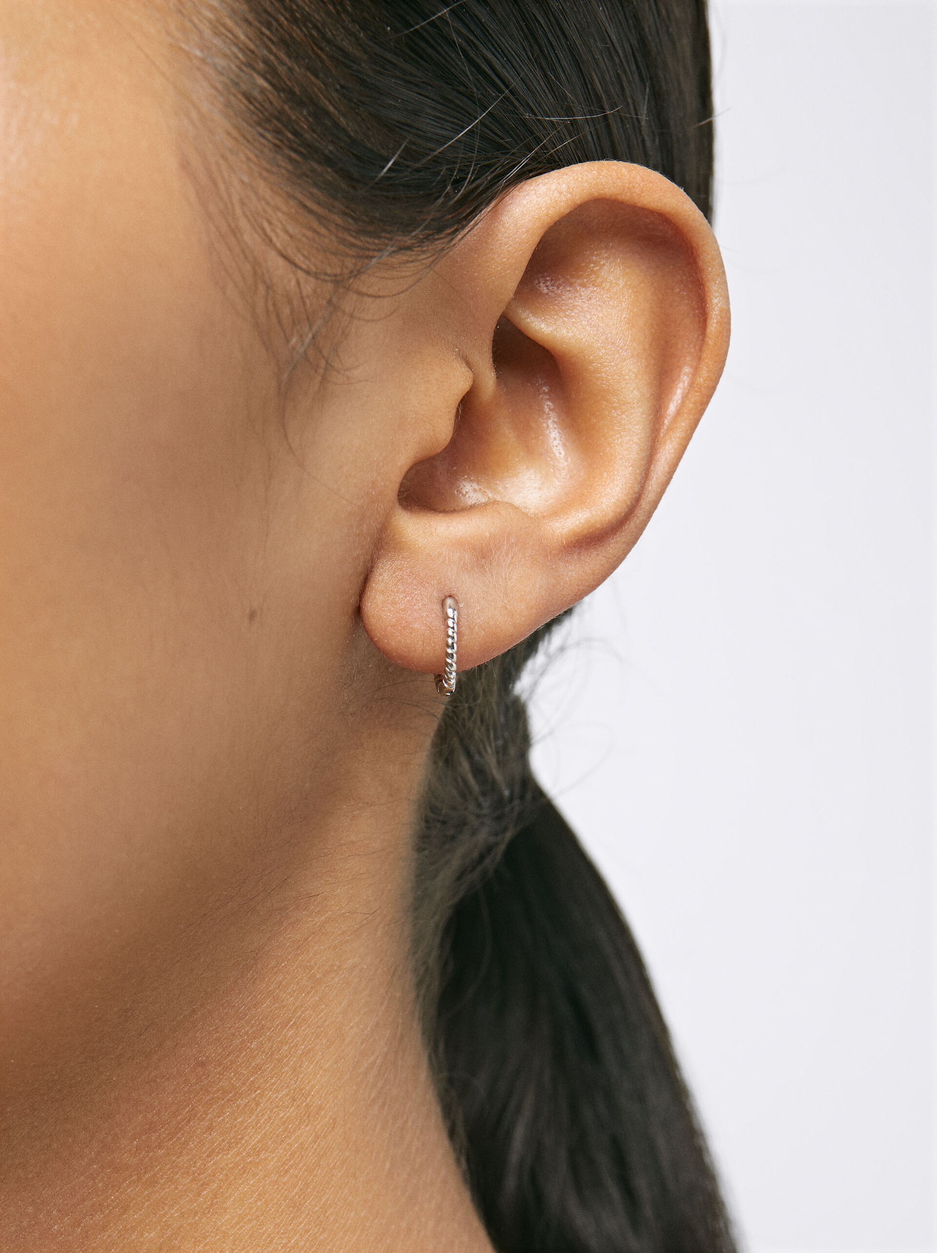 925 silver hoop earrings image number 1.0