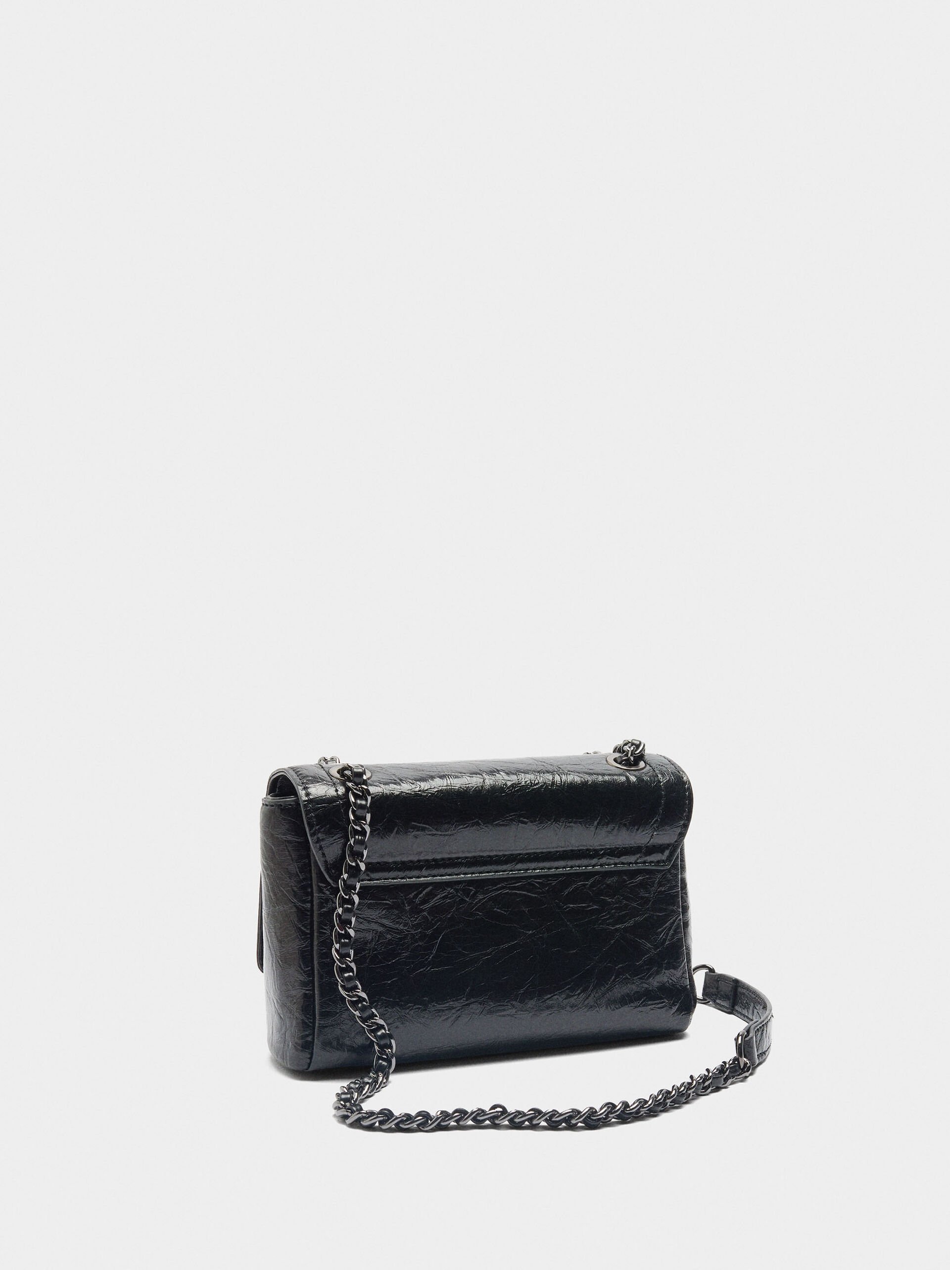 Shoulder bag with flap image number 2.0