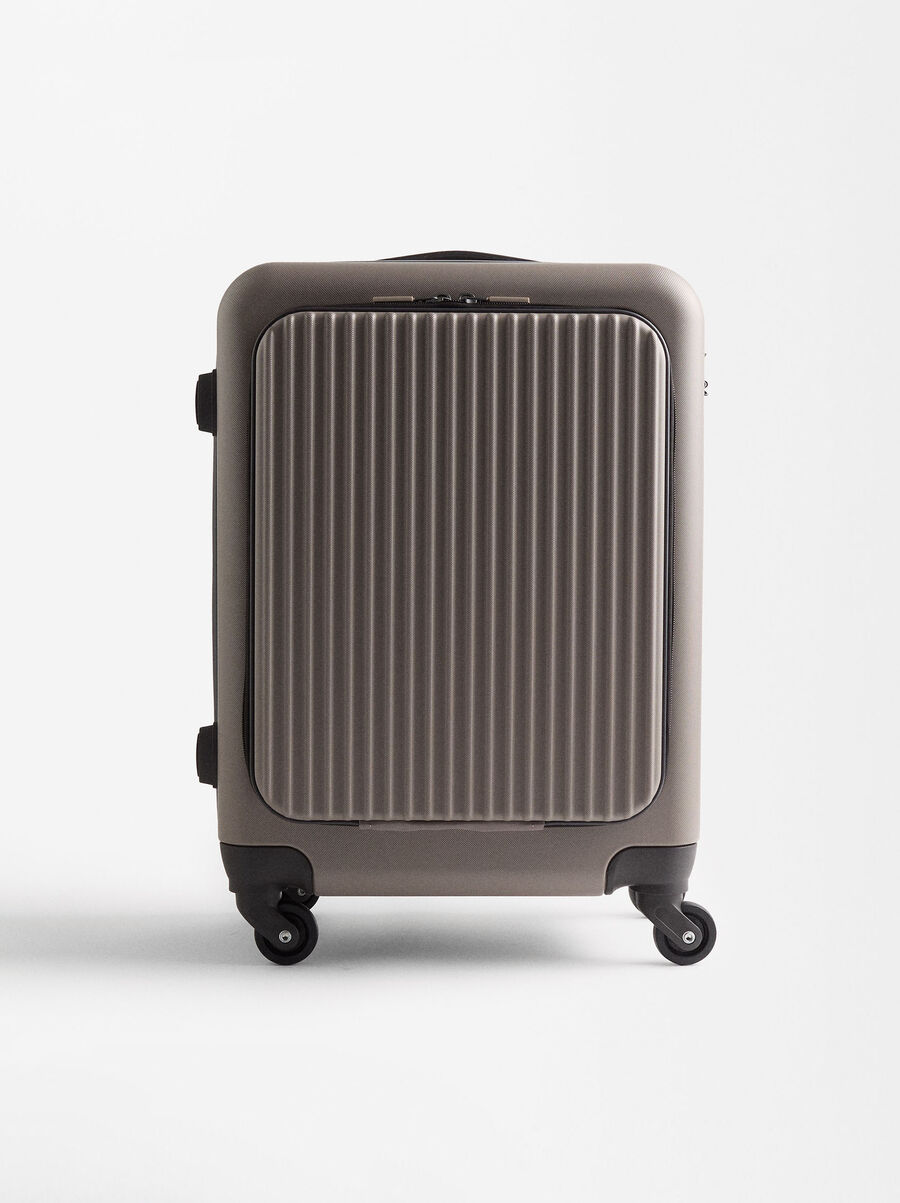Valise à roulettes avec texture