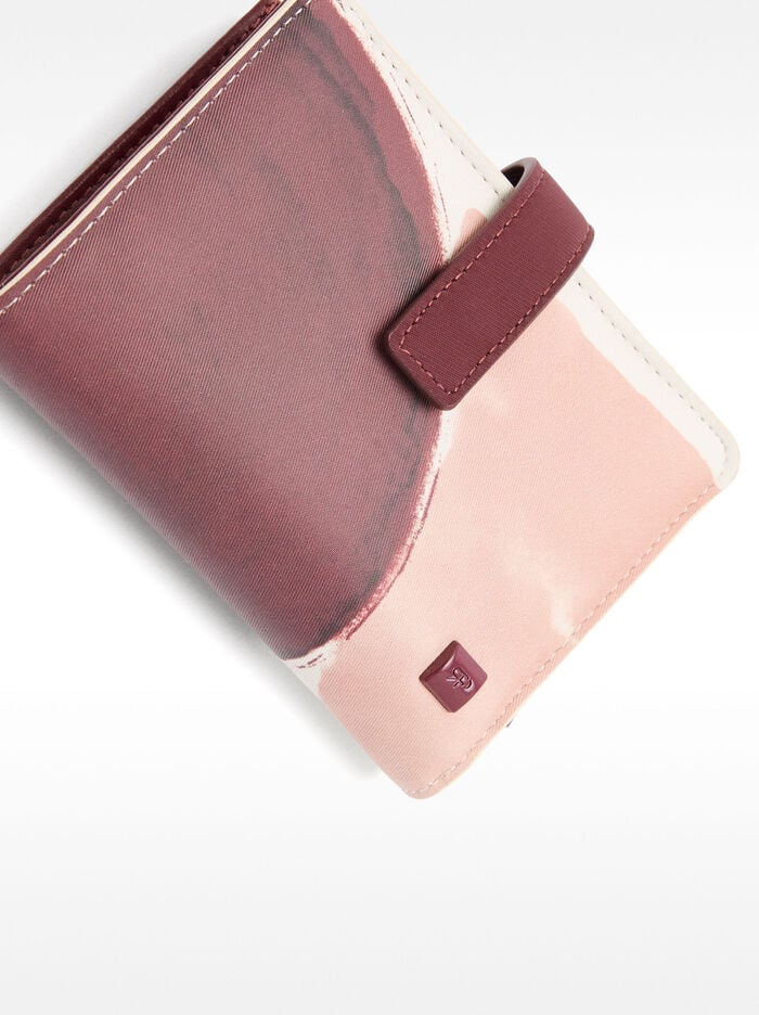 Cartera con efecto acuarela
