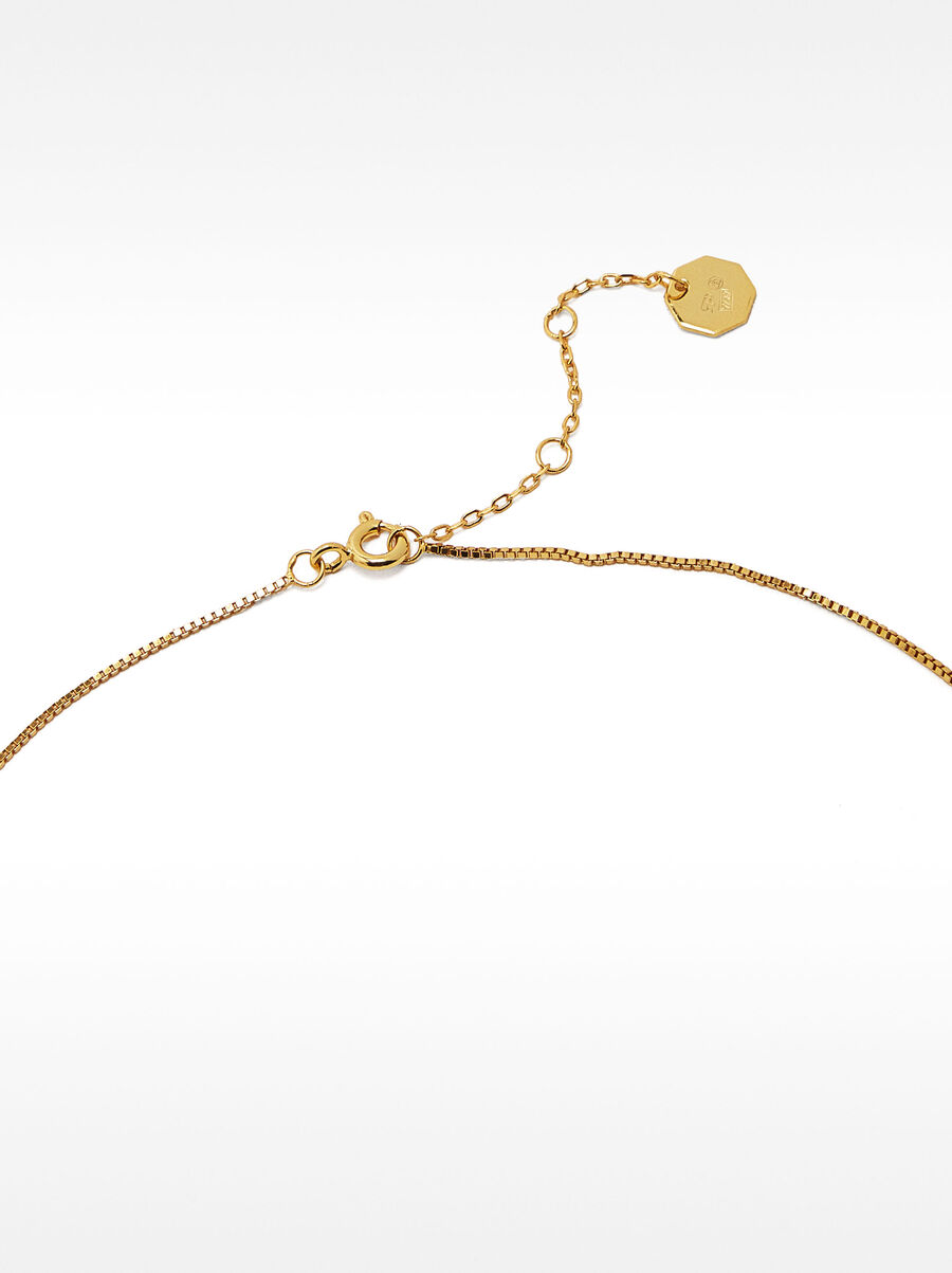 Zirconia heart necklace - 925 sterling silver