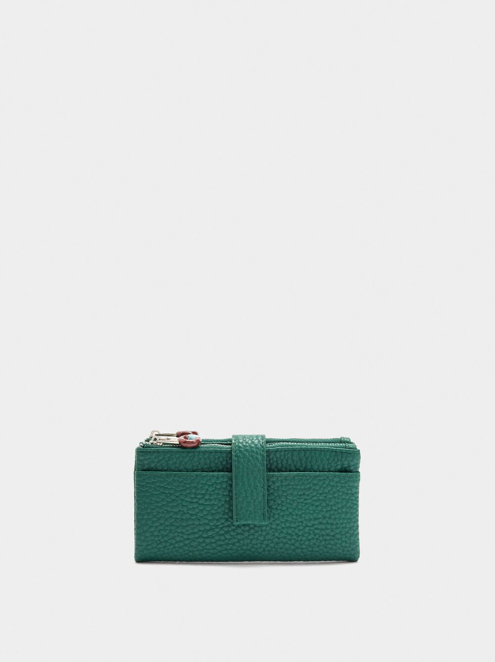 Wallet with double effect texture L
