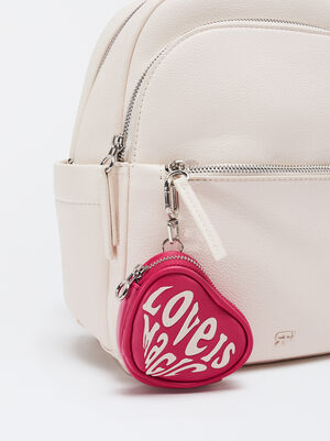Backpack With Heart Pendant image number 1.0