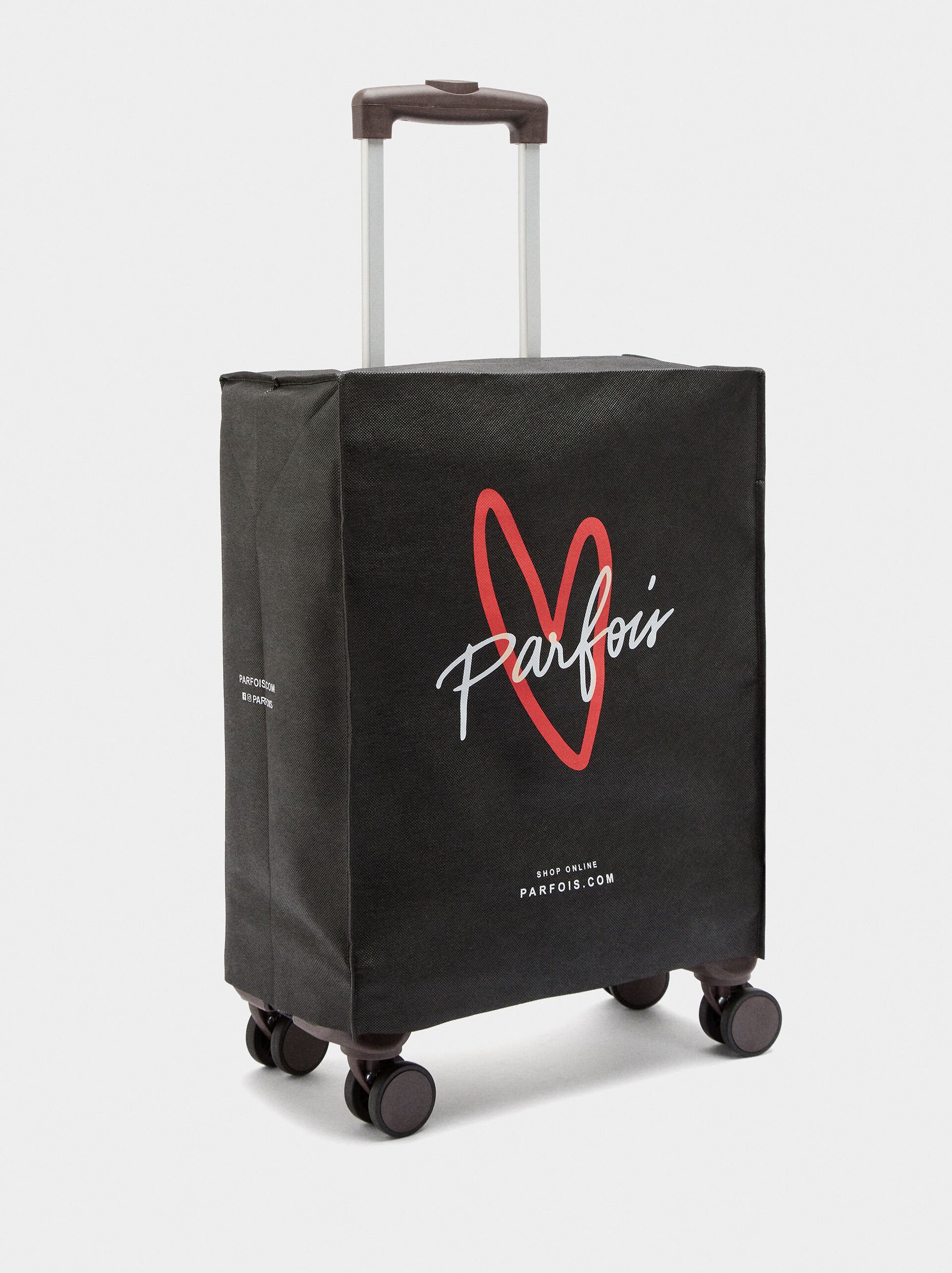 Travel suitcase with printed nylon image number 5.0