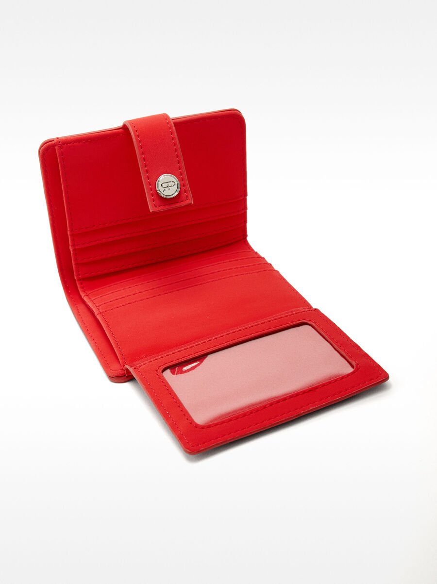 Wallet with velvety texture