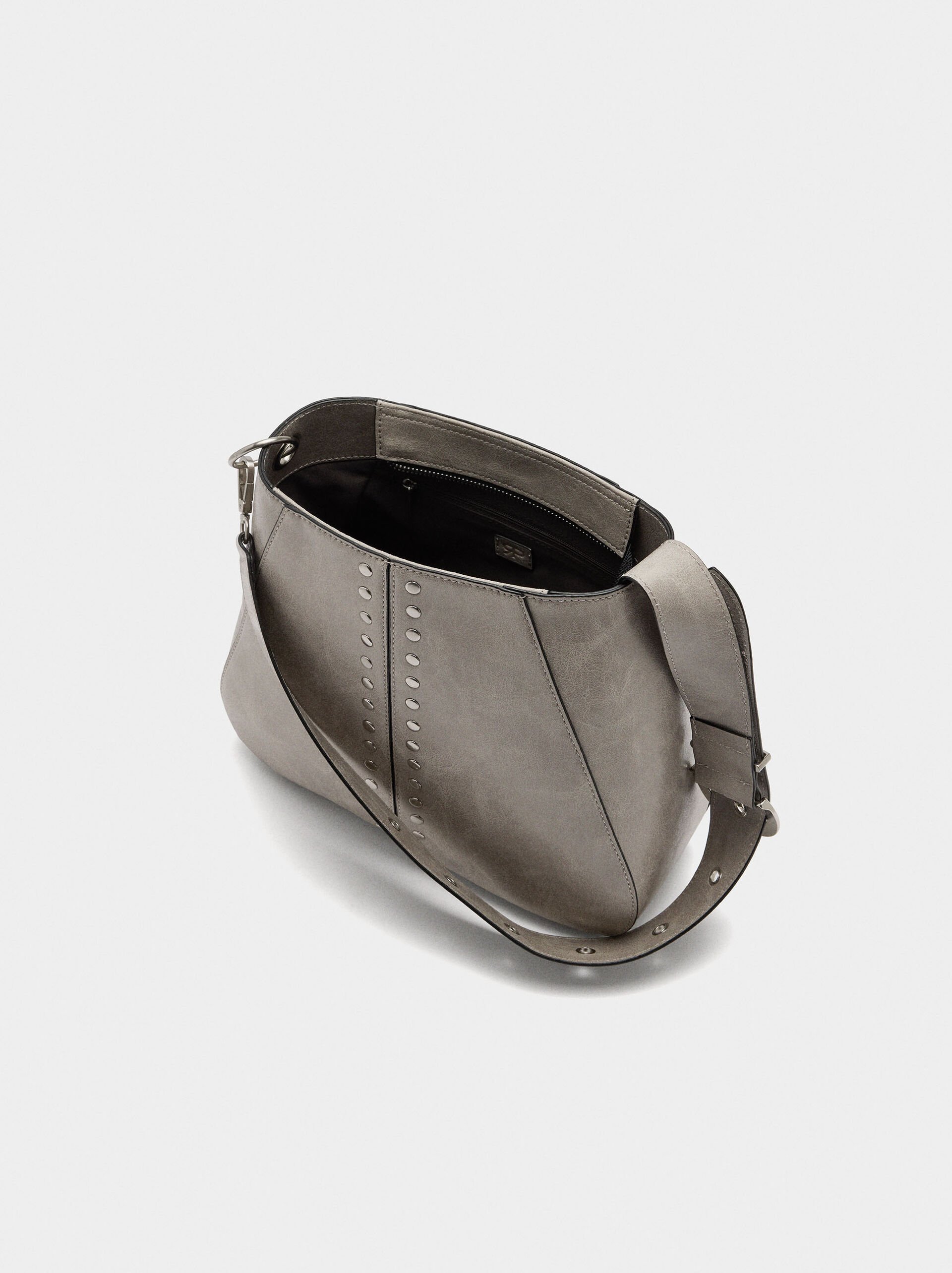 Shoulder bag with studs image number 3.0