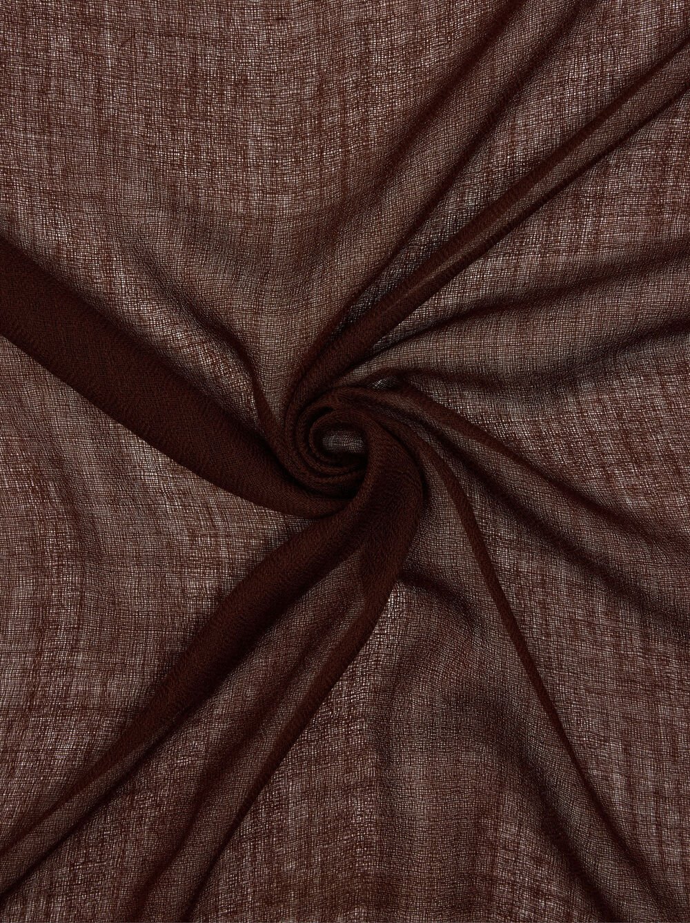 Wool pashmina with fringes