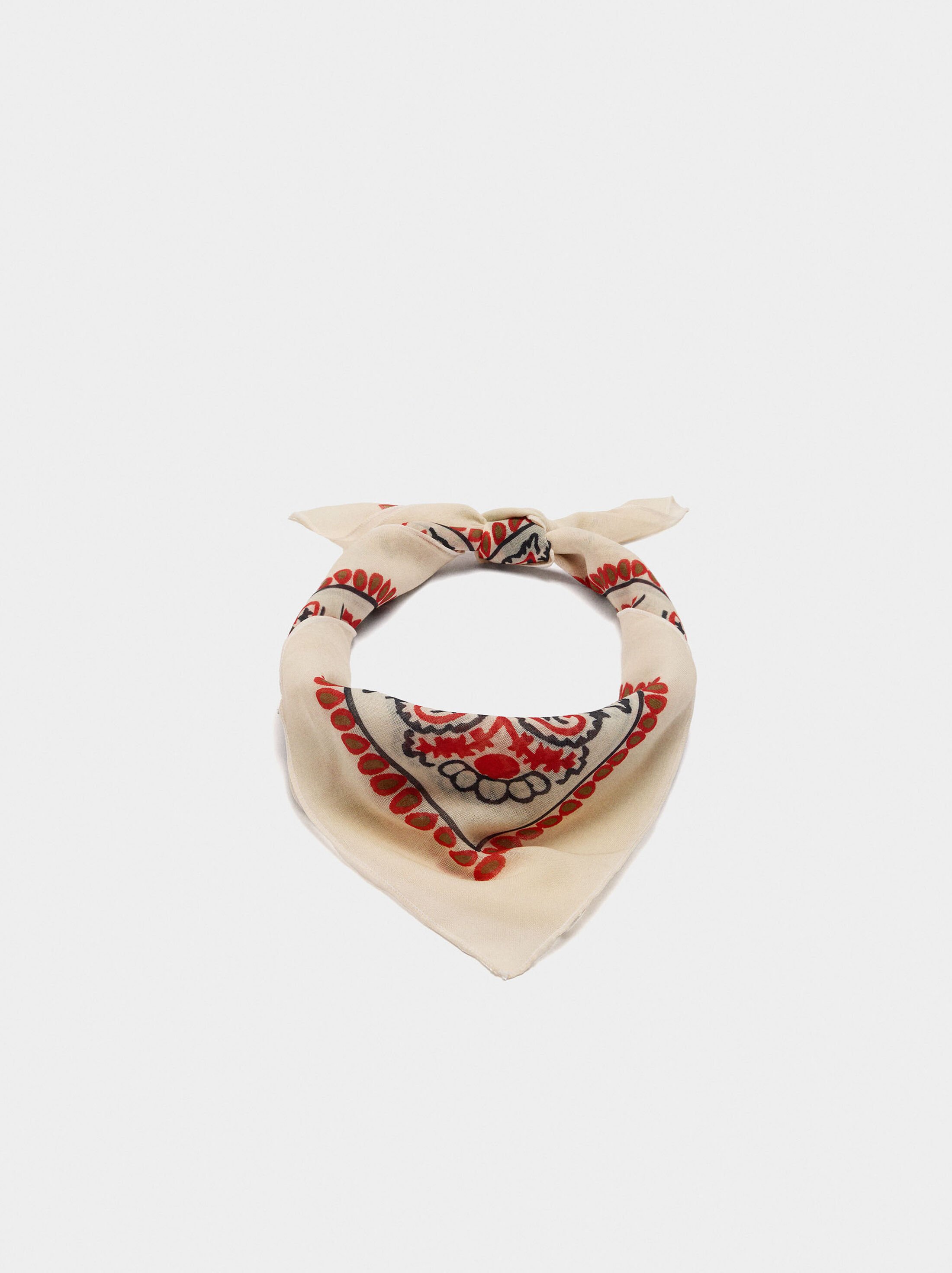 Printed multifunctional scarf image number 1.0