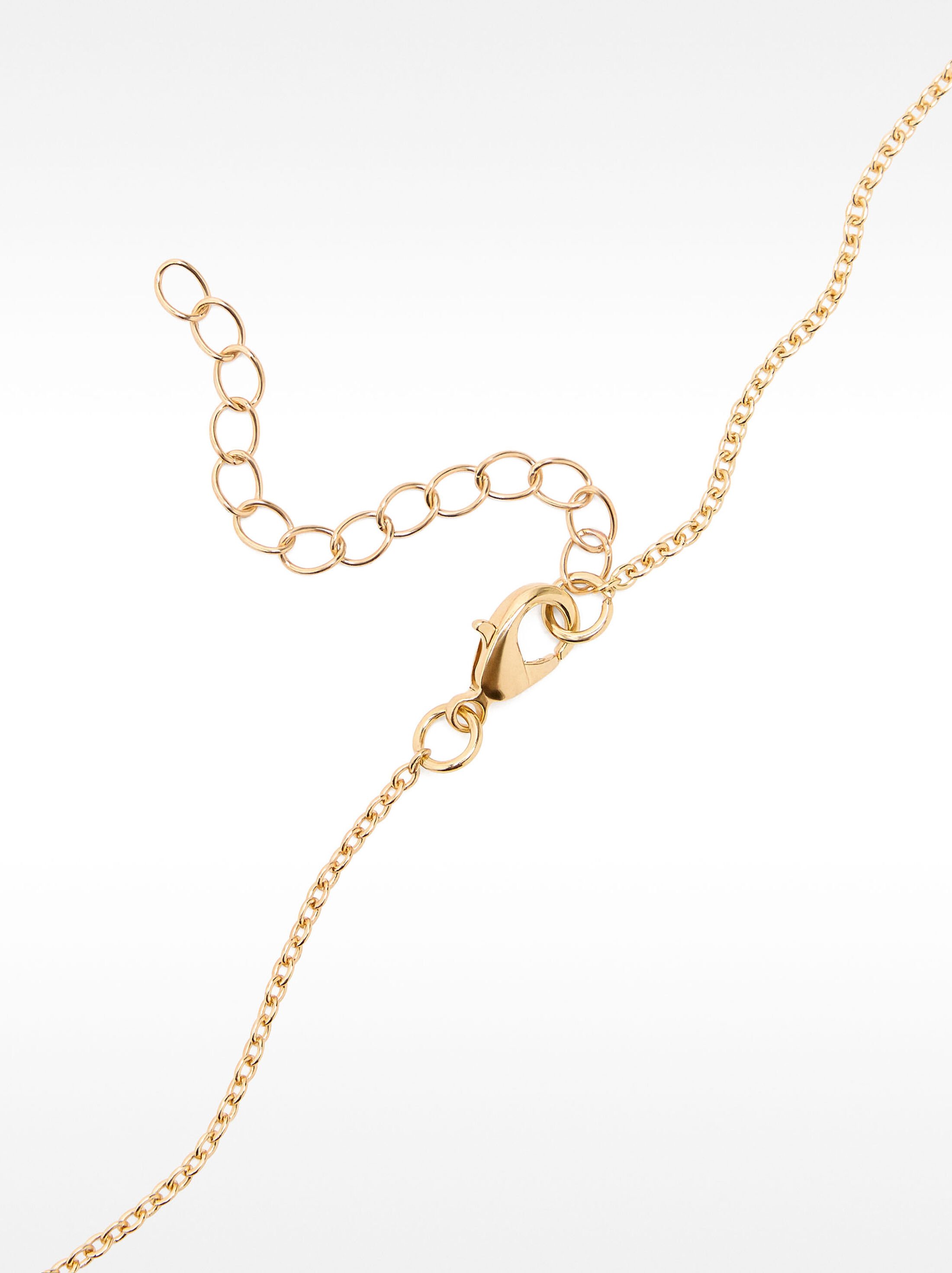 Short necklace with zirconia image number 2.0