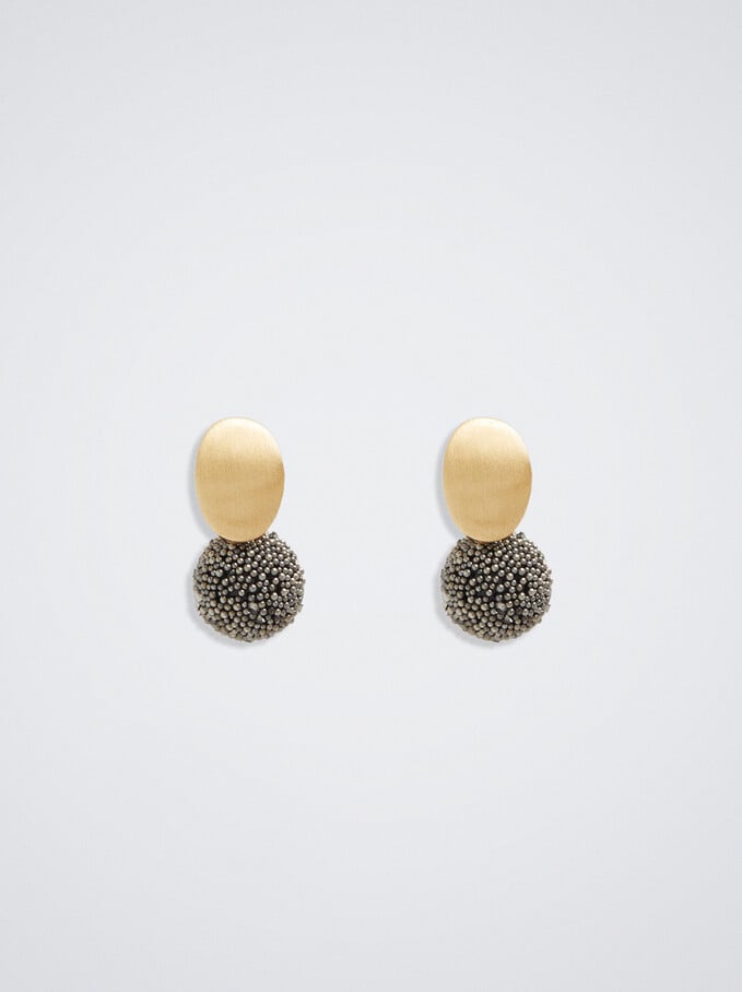 Short Beads Earrings, , hi-res