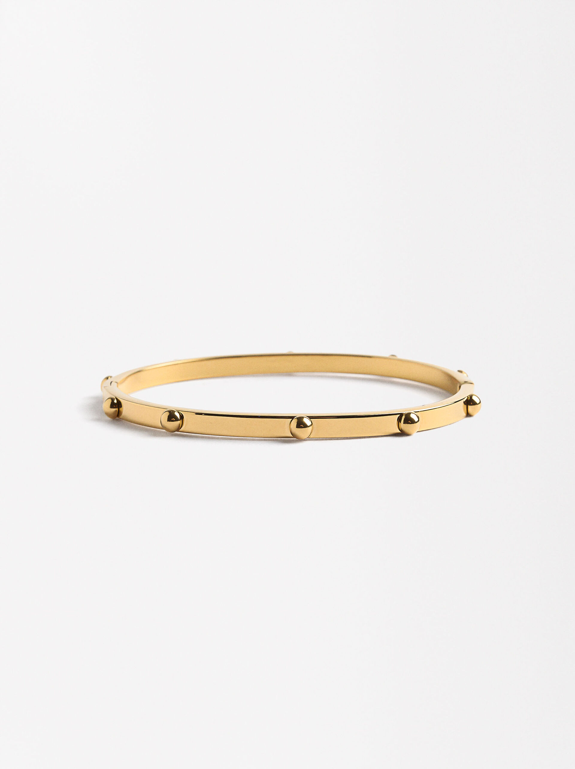 Schmales, starres Armband - Edelstahl image number 0.0