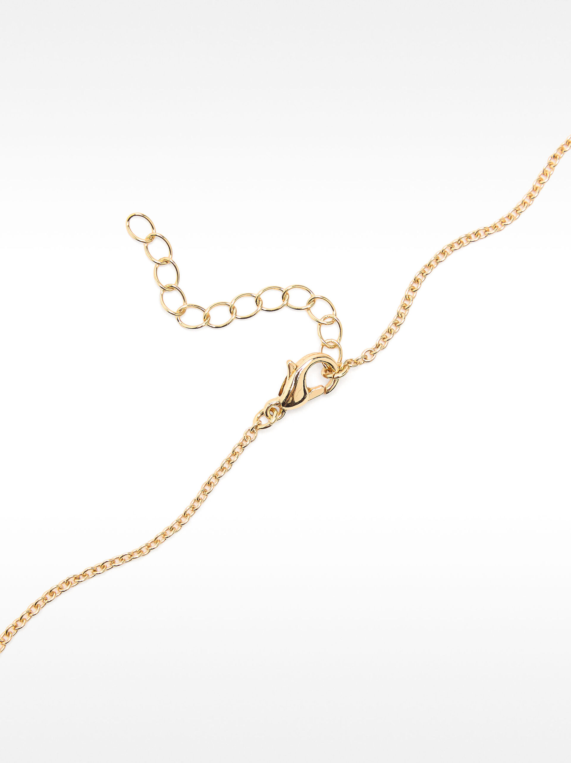 Collier avec perle baroque d’eau douce image number 3.0