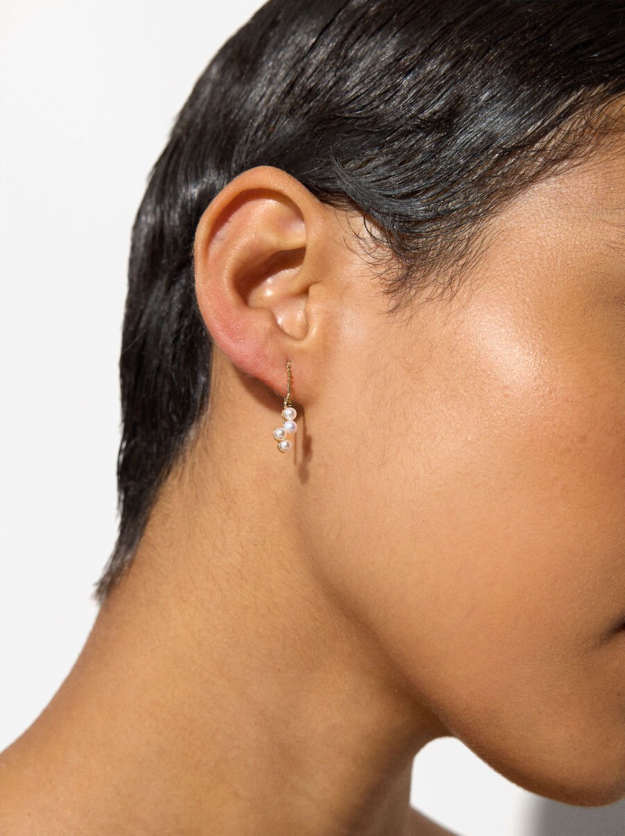 Pendientes con perlas