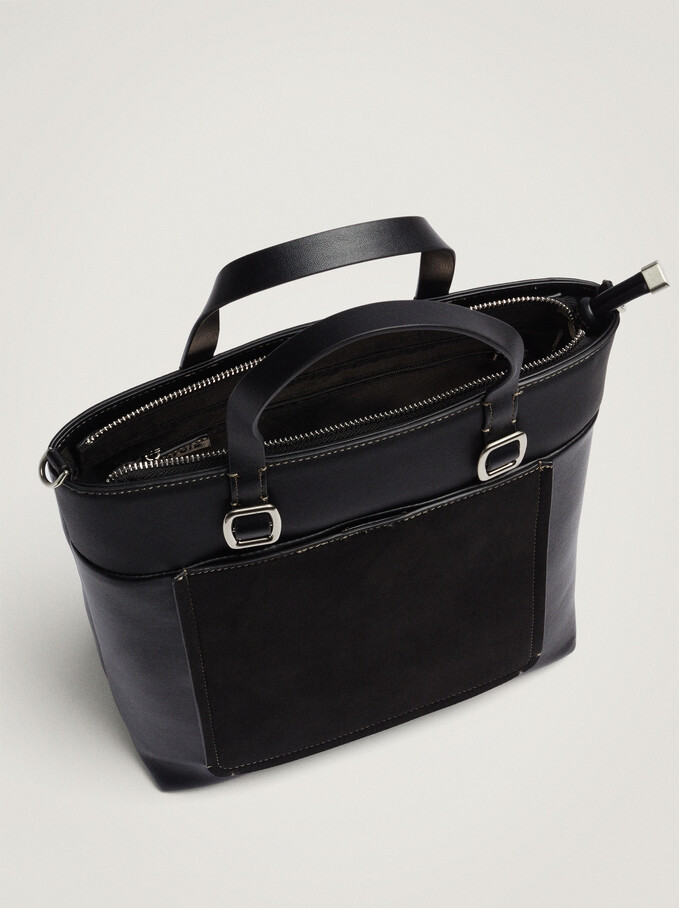 Multi-Way Backpack With Handles, Black, hi-res