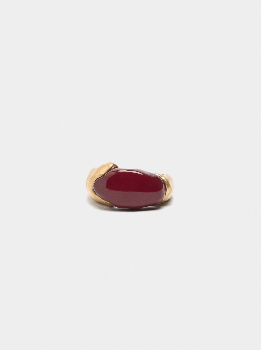 Bague ovale irrégulière