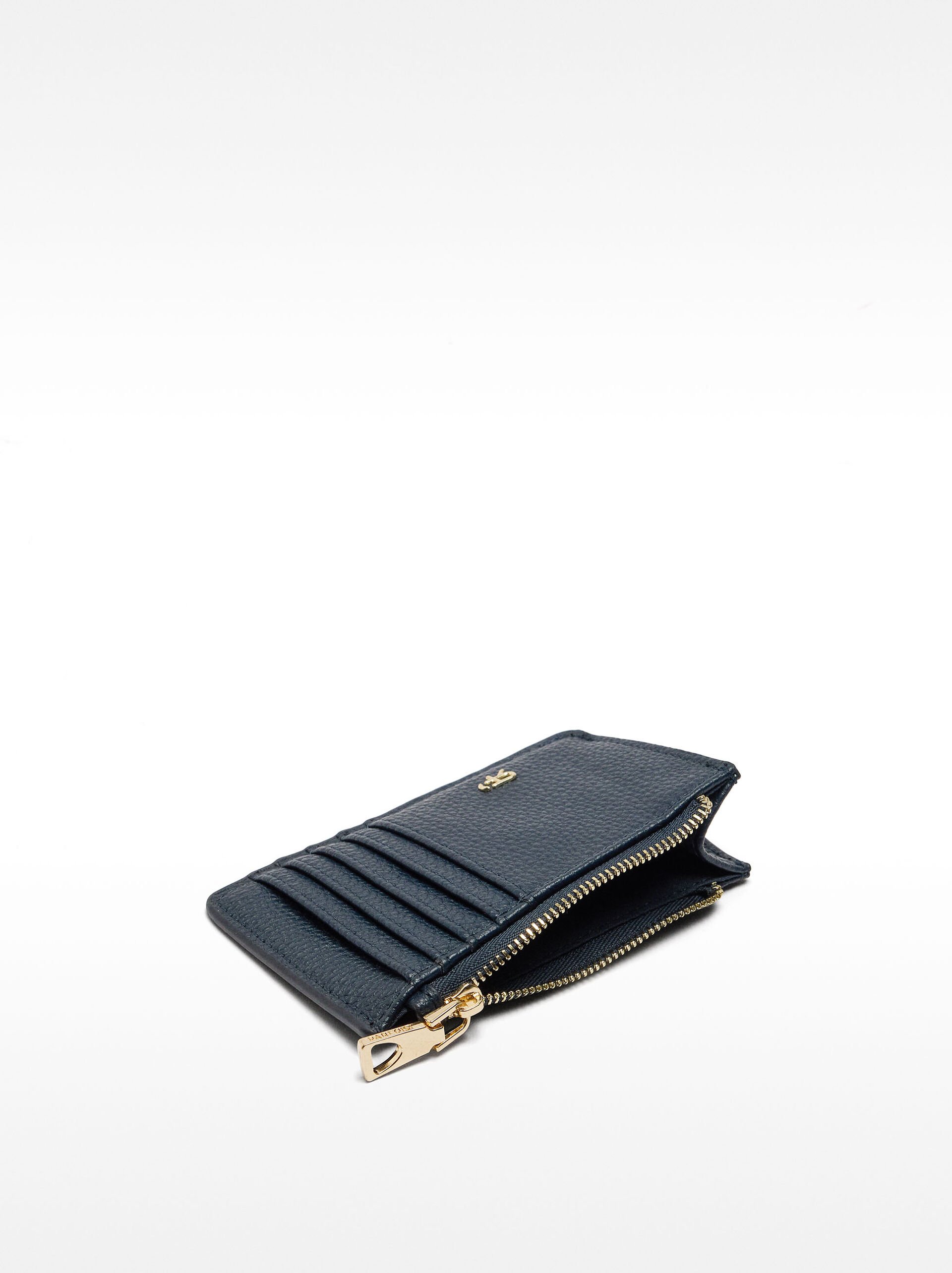 Textured basic card holder image number 3.0