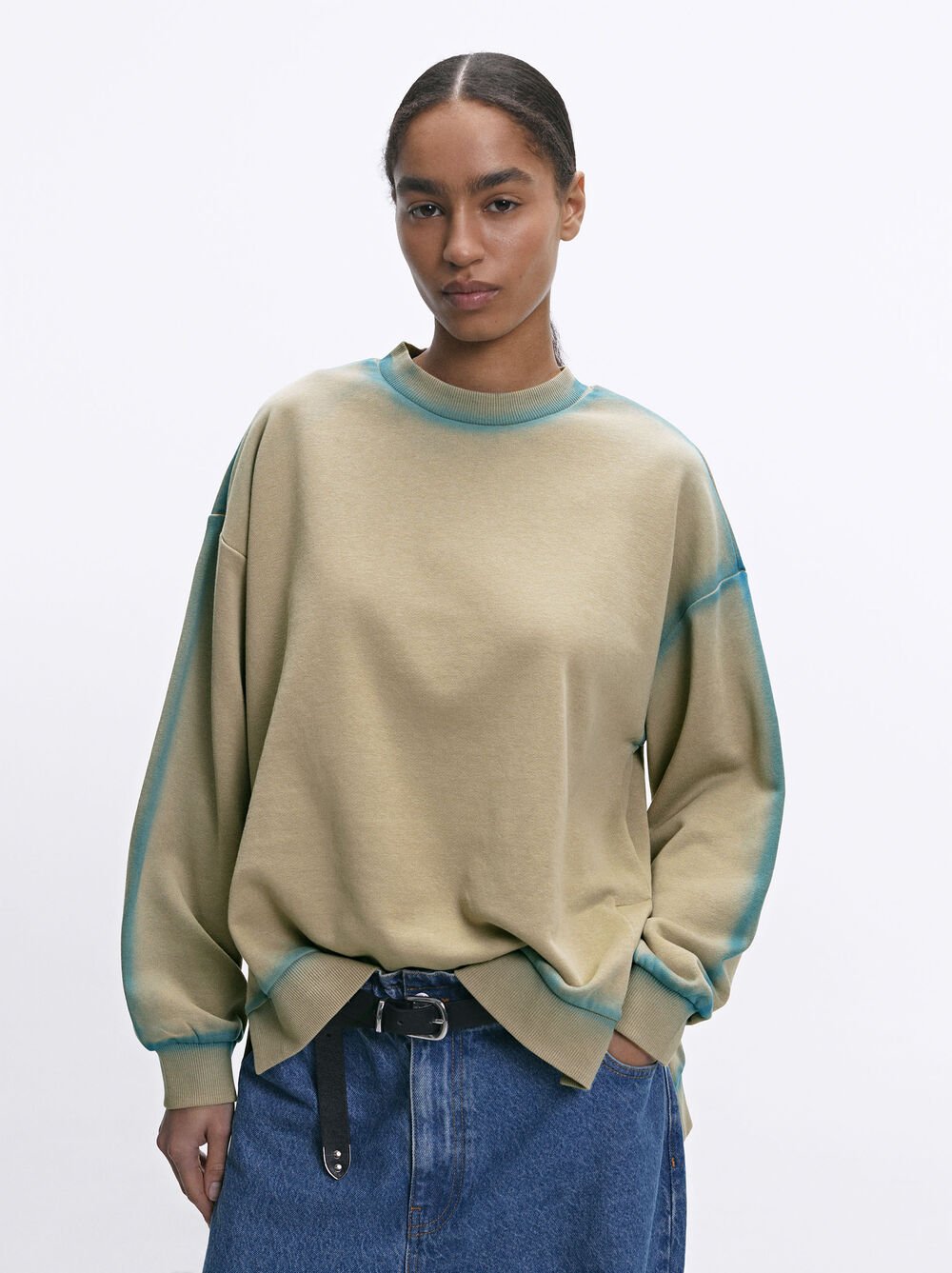 Sweatshirt Aus Baumwolle