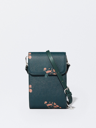 Floral Print Mobile Phone Case, Green, hi-res