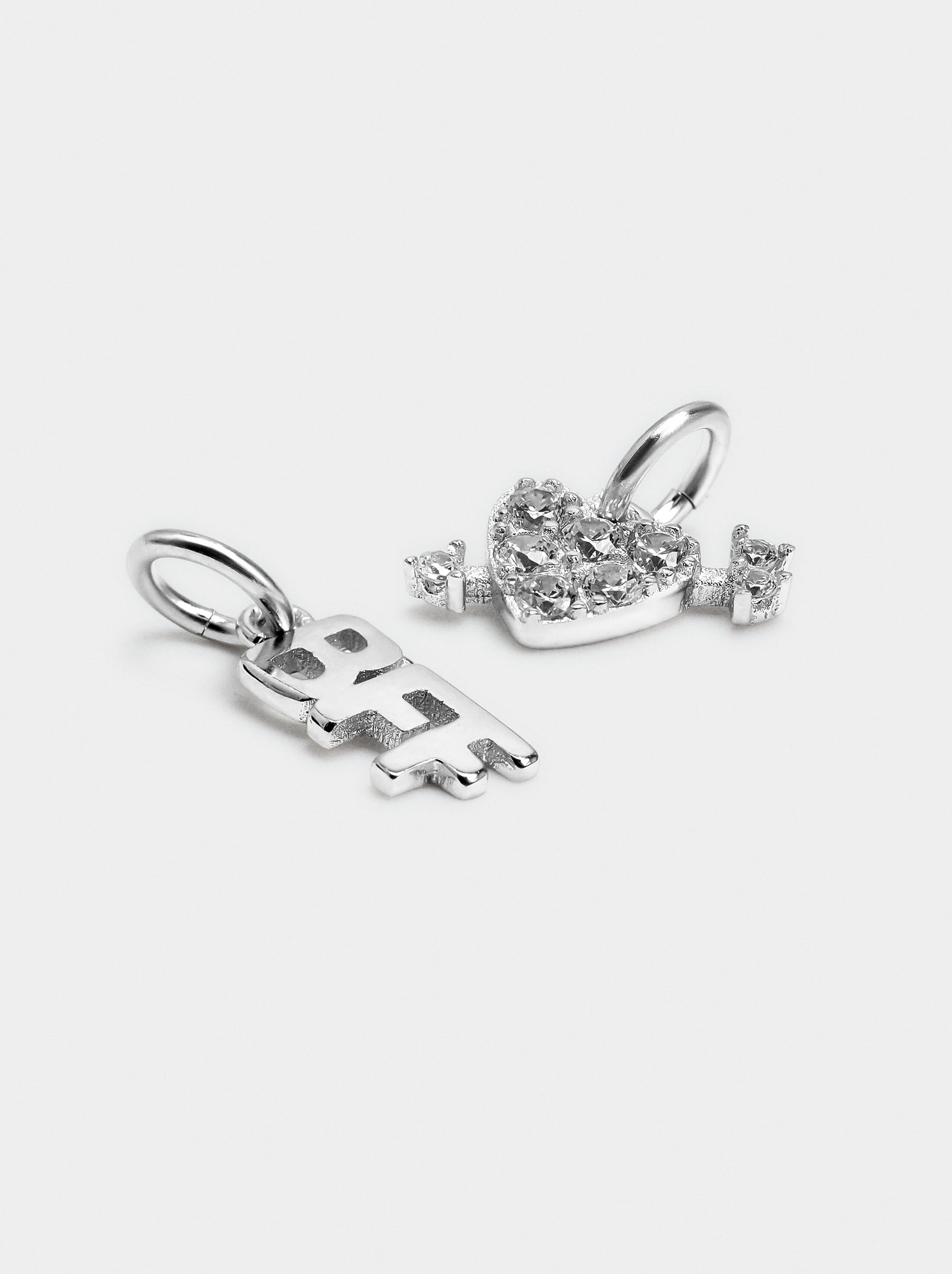 Set charms BFF - 925 sterling silver image number 2.0