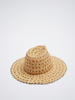 Strohhut, Beige, hi-res