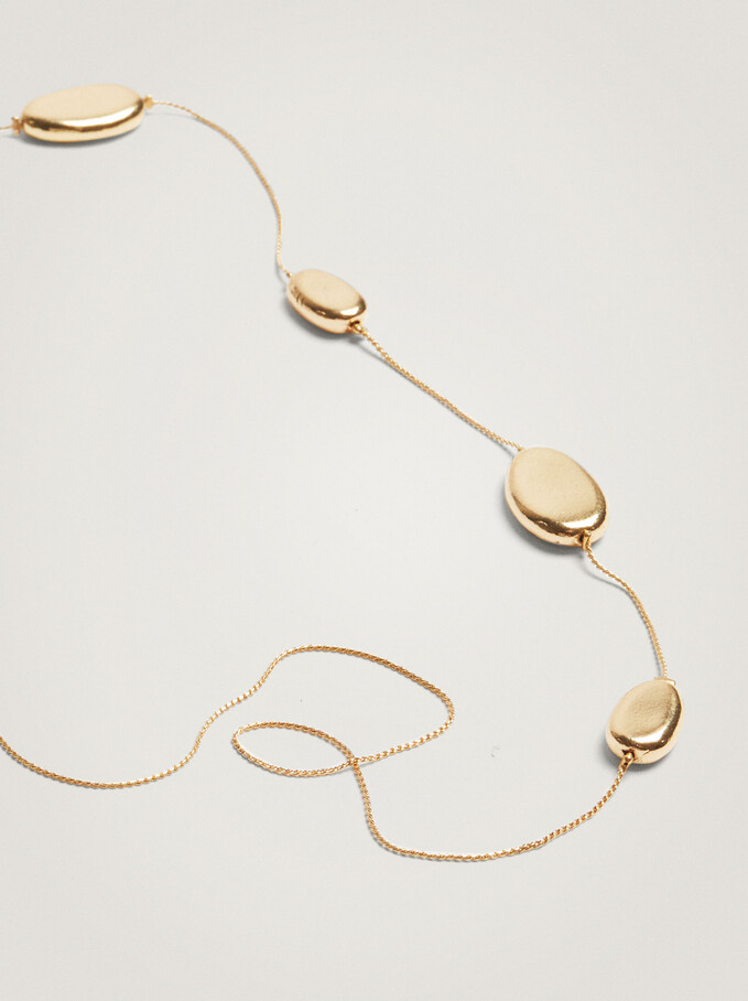 Long Golden Necklace Gold Woman View All Parfois Com