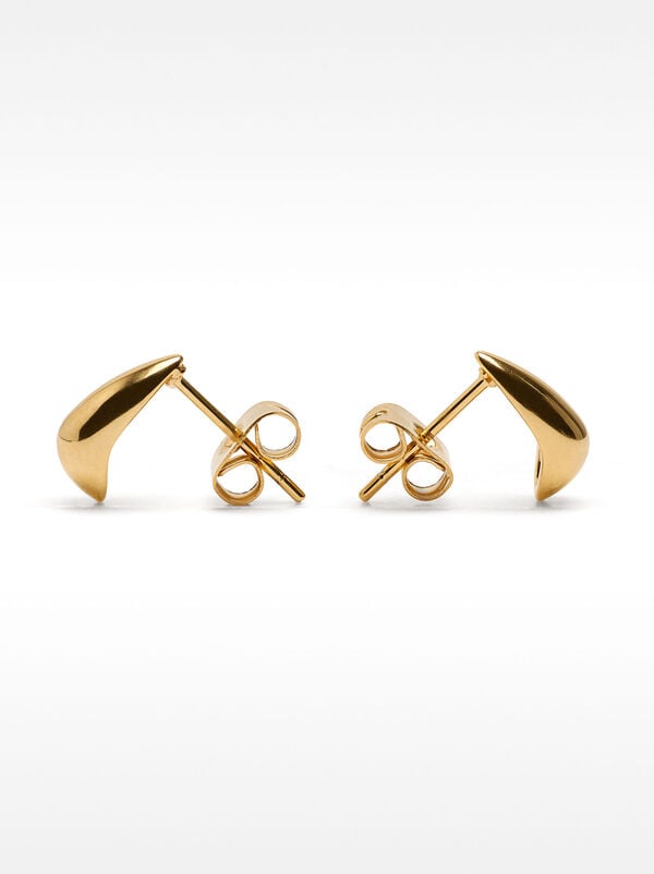 Teardrop earrings – stainless steel