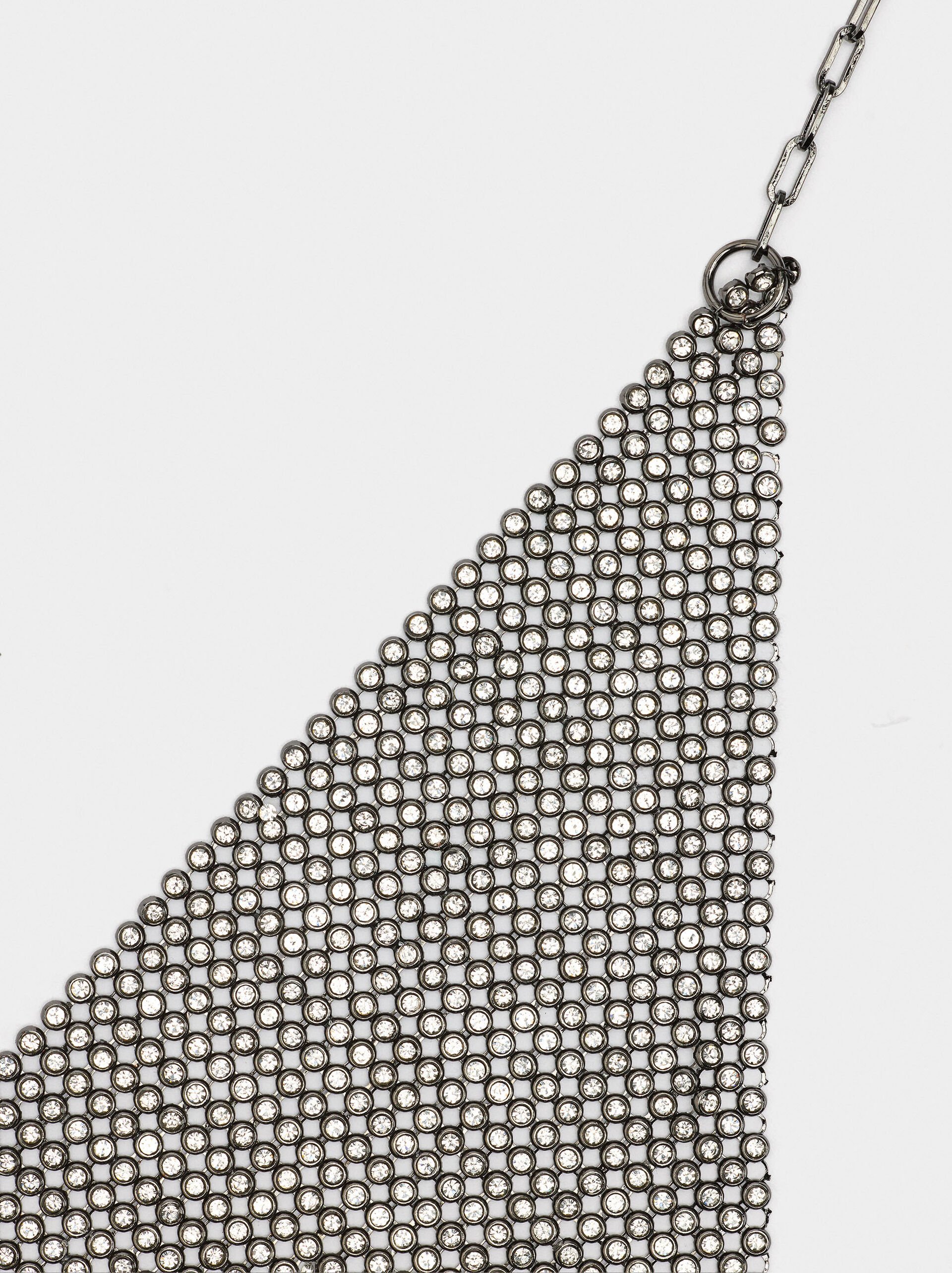 Bib necklace with crystals image number 1.0