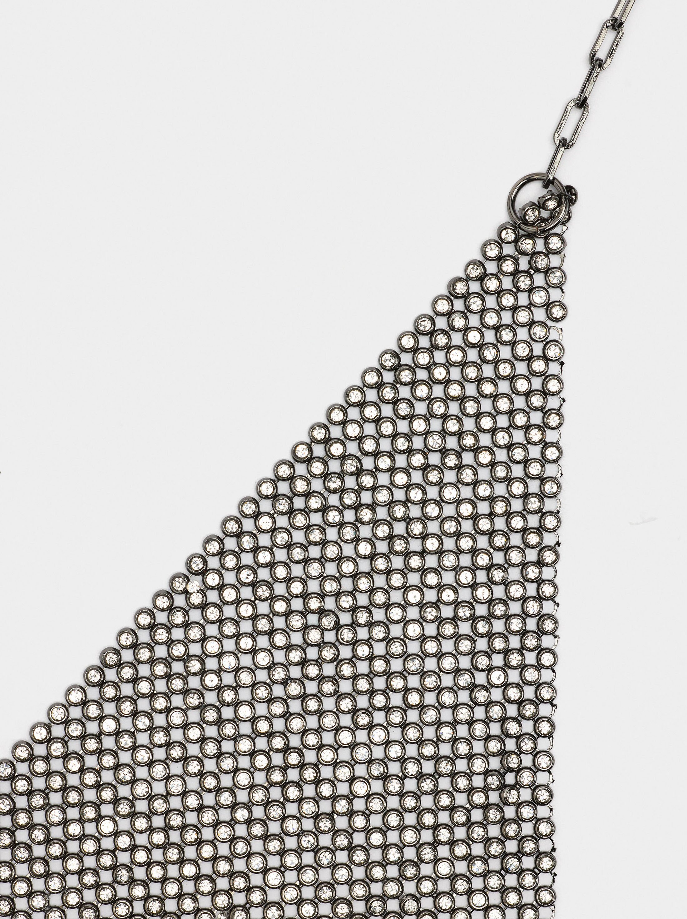 Bib necklace with crystals image number 1.0