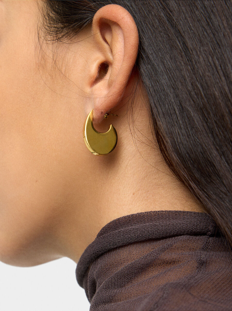 Open single hoop - stainless steel