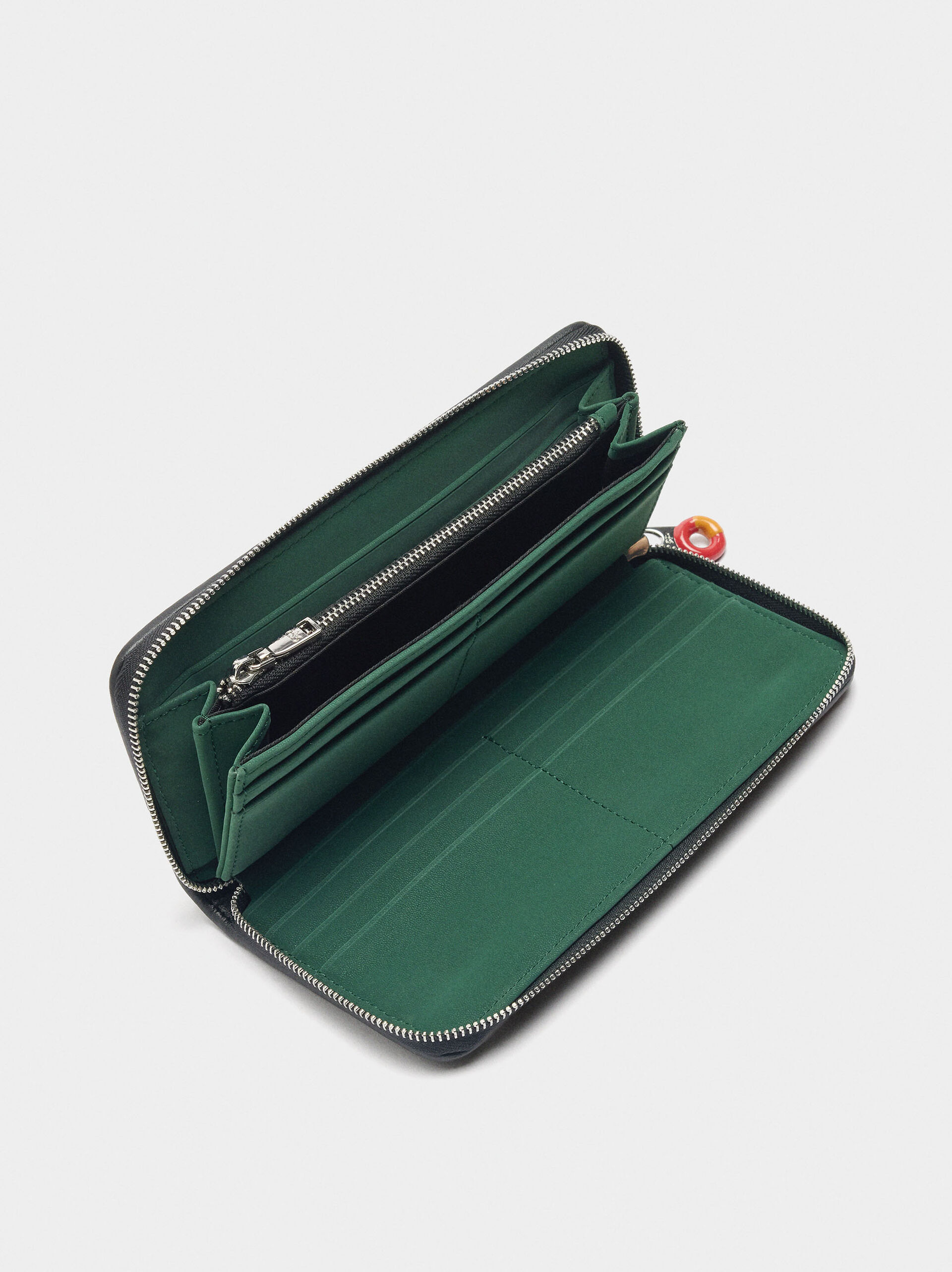 Printed mesh wallet image number 3.0