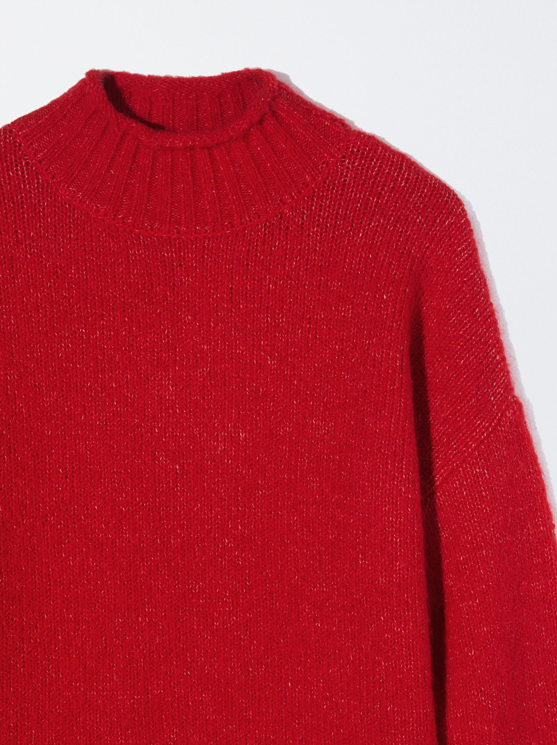 Online Exclusive - Knit Sweater With Wool image number 6.0