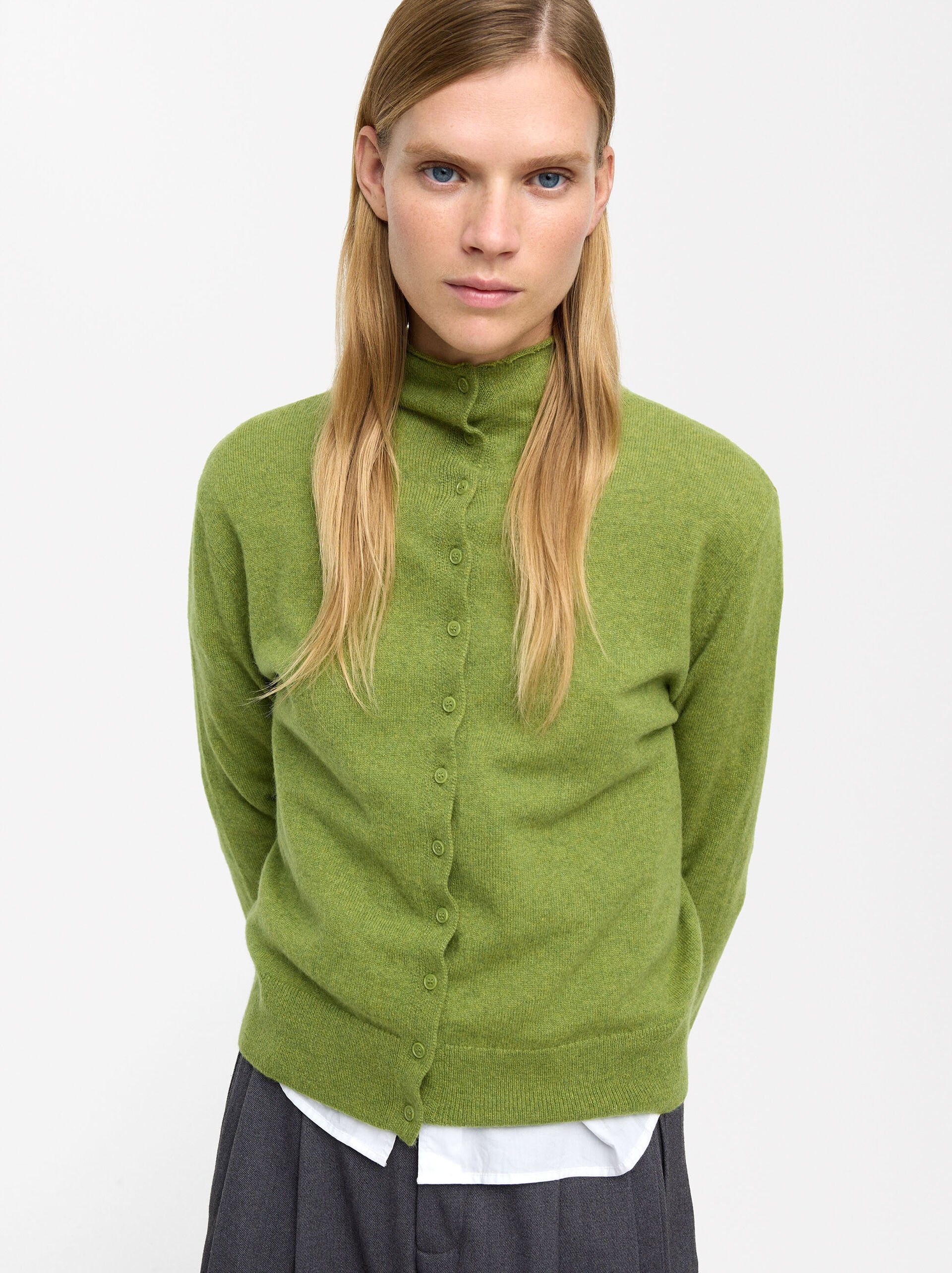 Cardigan en 100% cachemire image number 1.0