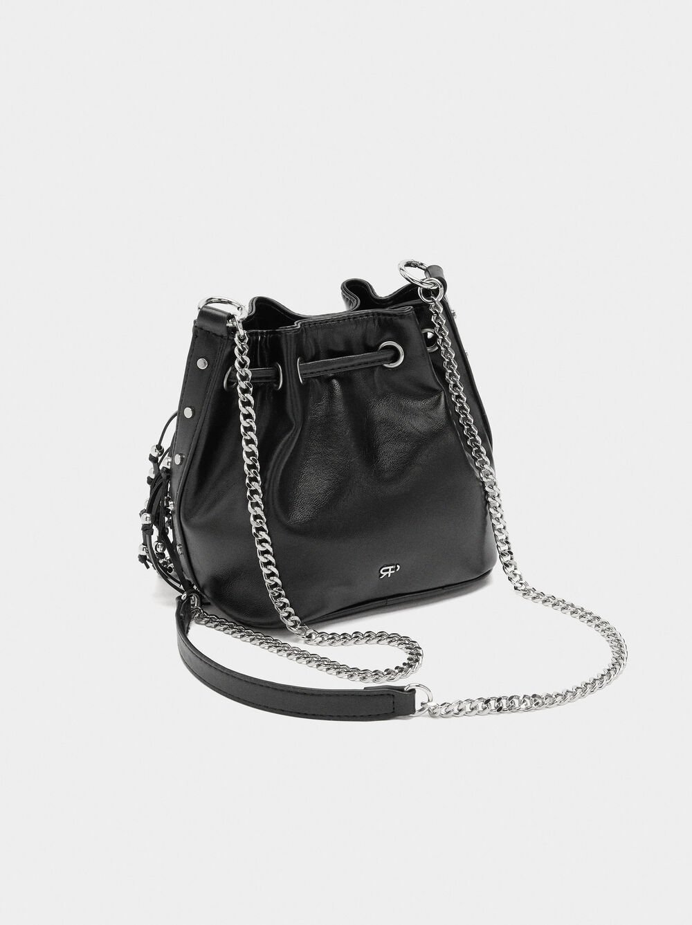 Partytasche mit Fransen und Perlen