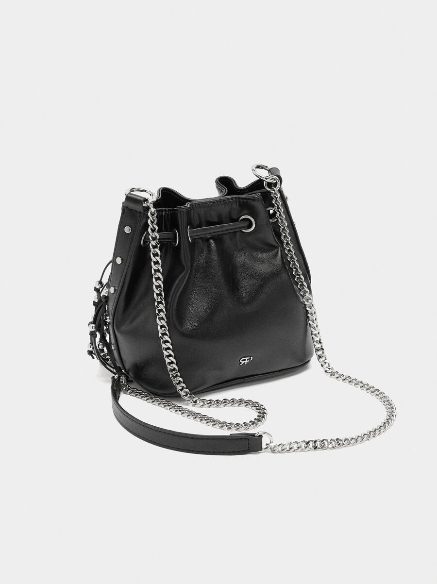 Bolso de fiesta con flecos y cuentas