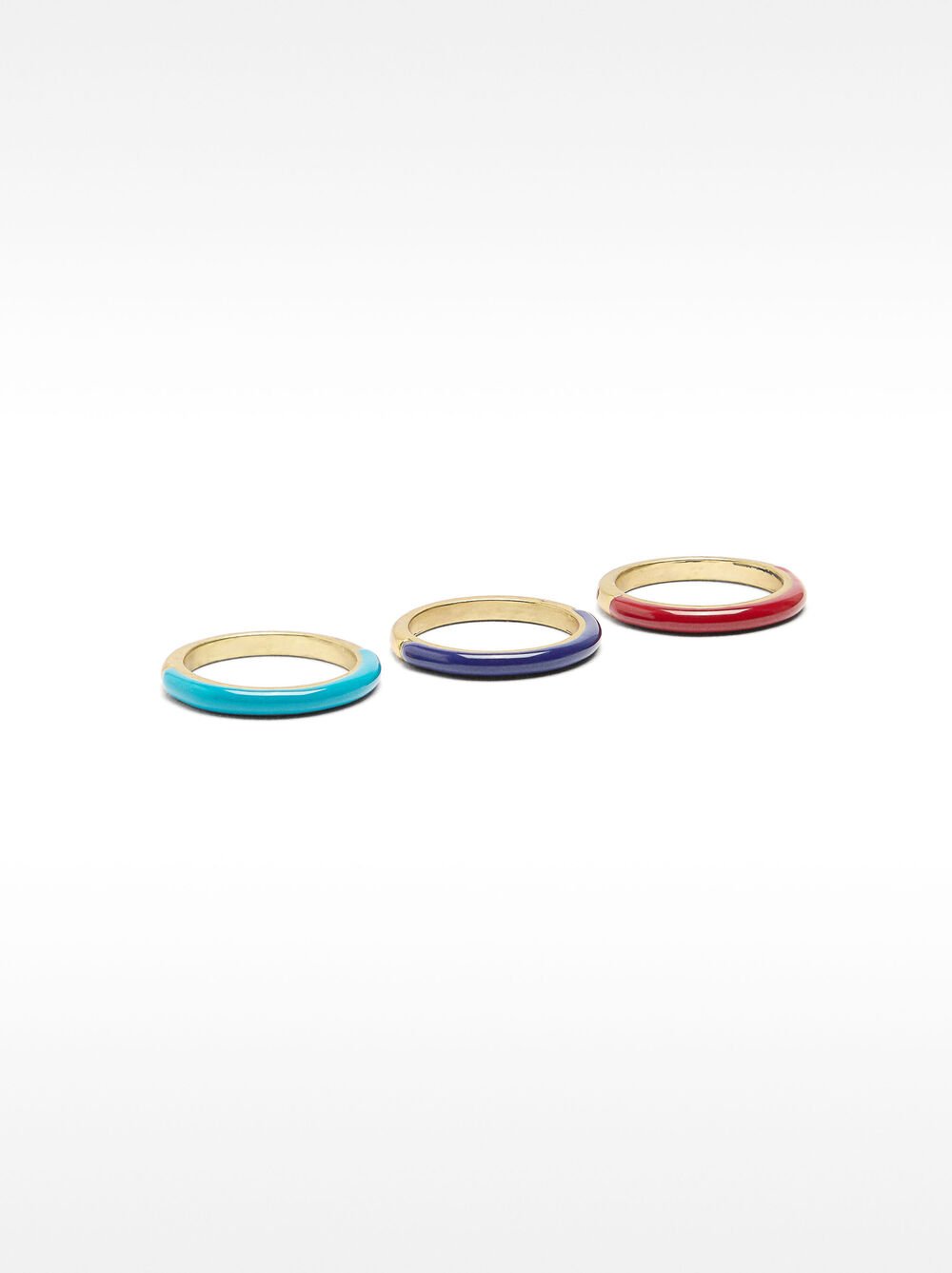 Conjunt d'anells esmaltats