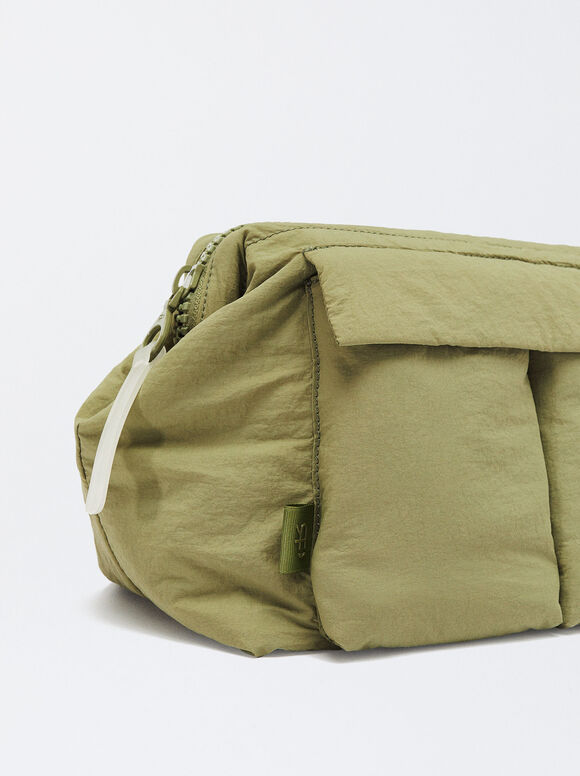 Nylon Multi-Purpose Bag, Khaki, hi-res