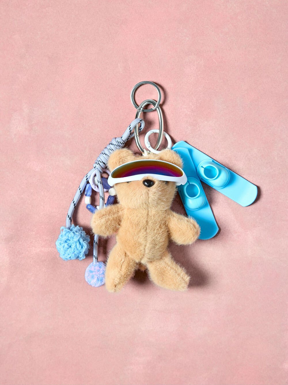 Keychain charm SKI - The Bear Collection