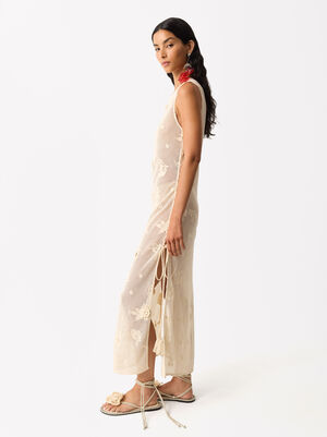 Online Exclusive - Kleid Aus Baumwolle image number 1.0