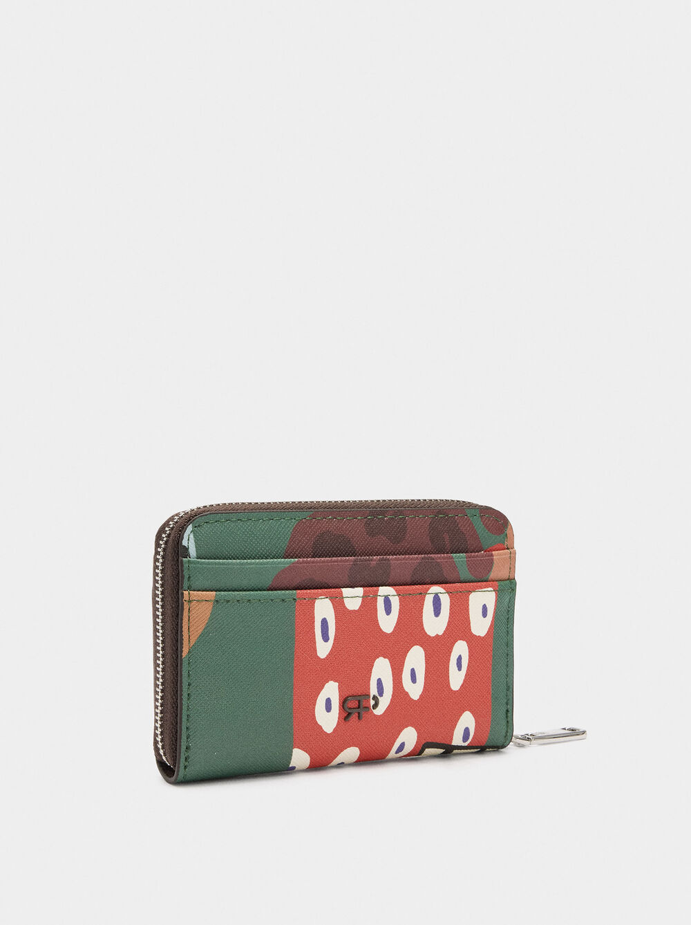 Wallet with printed texture