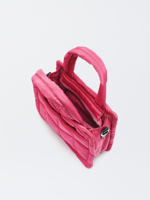 Nylon Tote Bag, Pink, hi-res