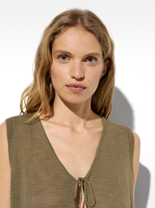 Gilet in maglia 
