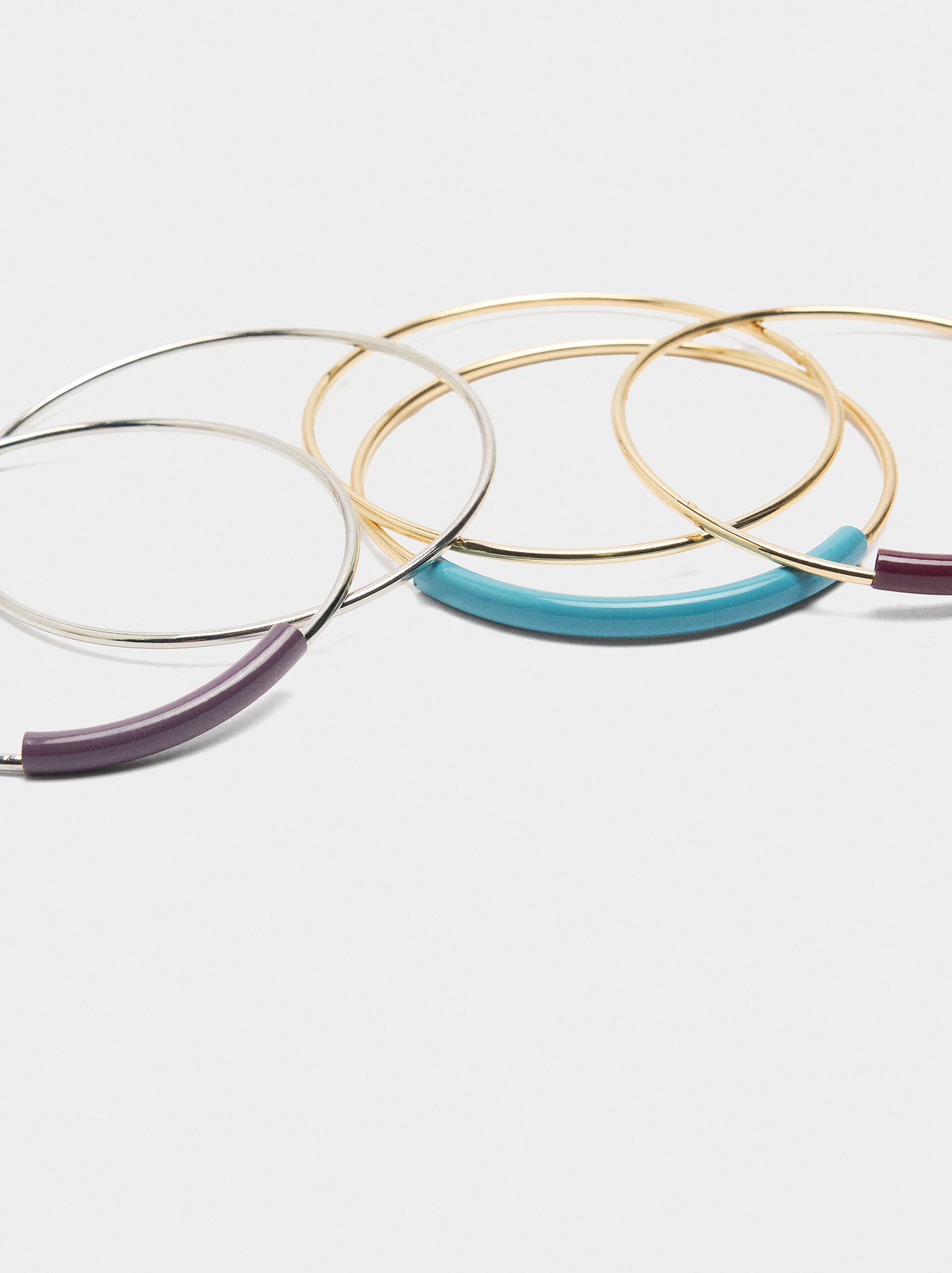 Set of bracelets with enamel image number 1.0