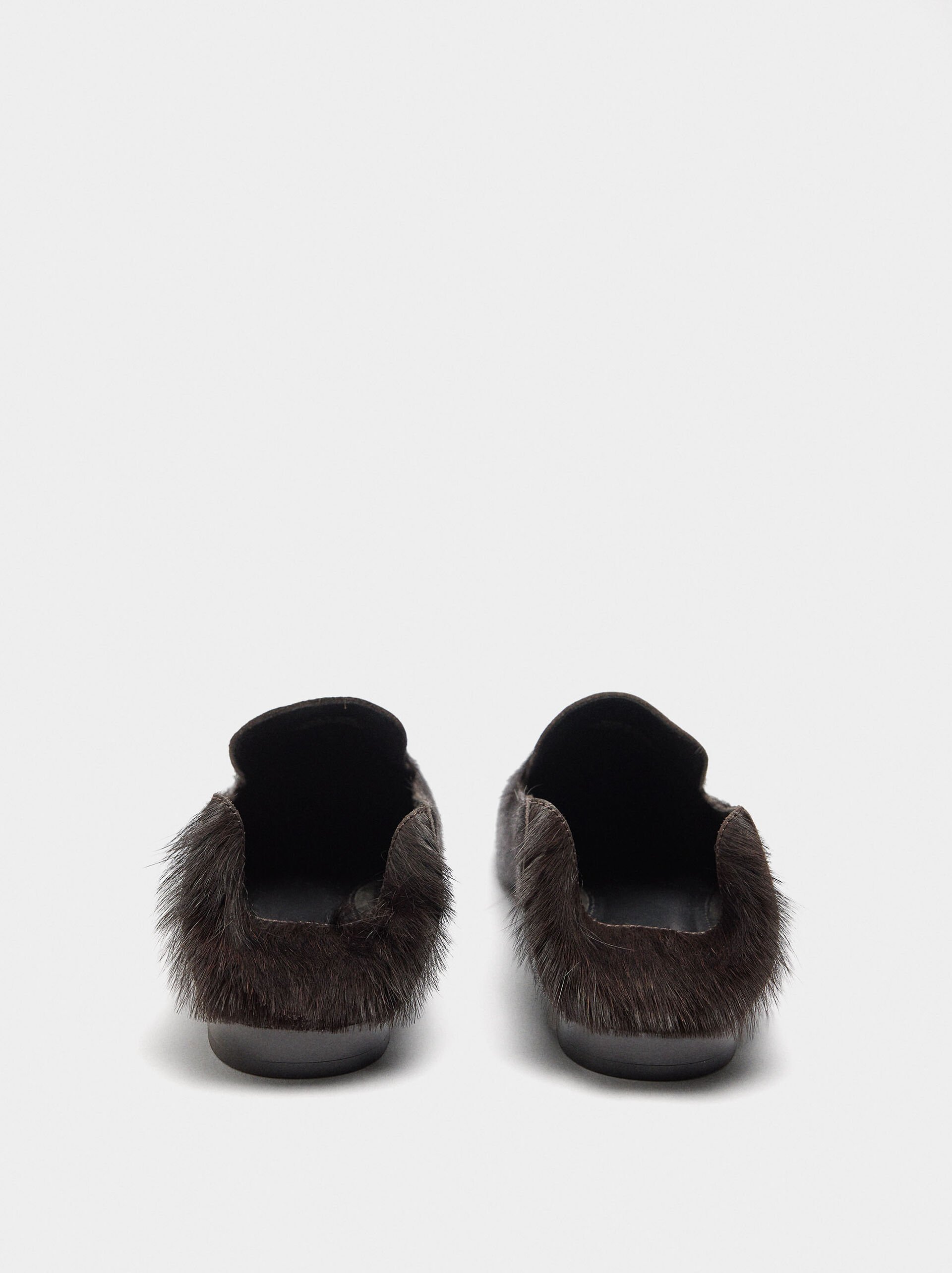 Chaussures plates en cuir image number 4.0