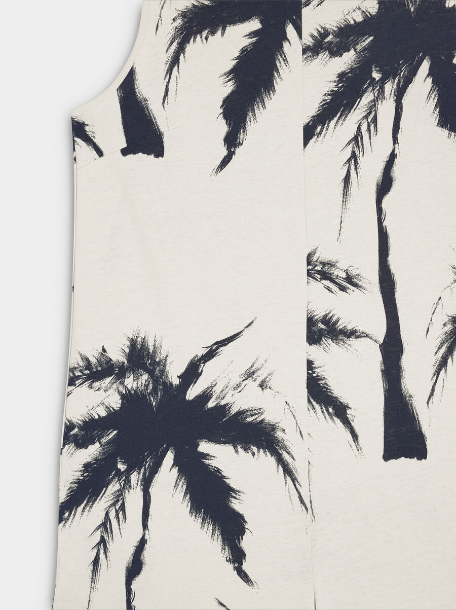 Printed jumpsuit 100% cotton