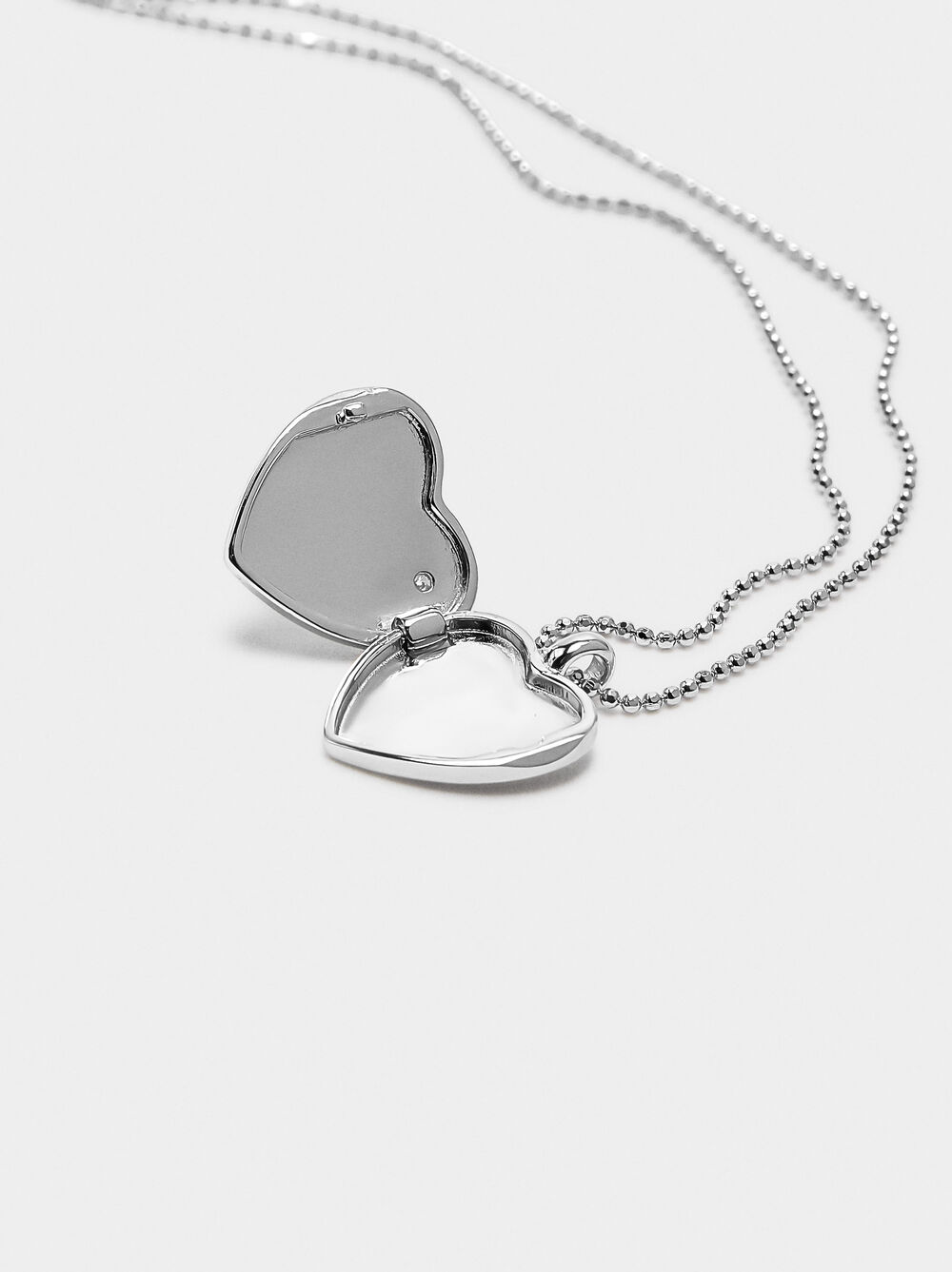 Heart necklace with heart - 925 sterling silver