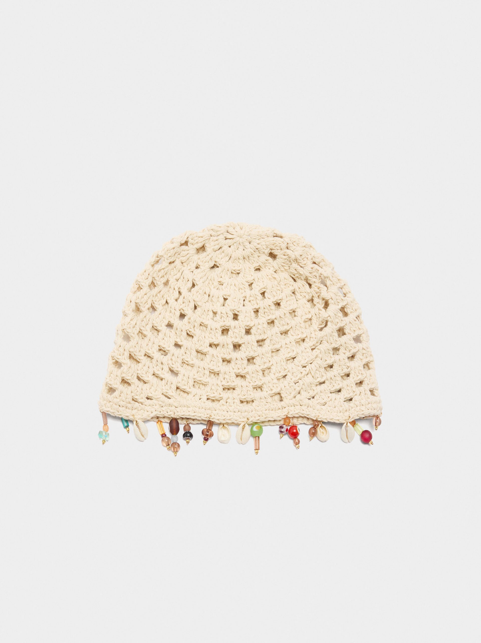 Bonnet en crochet avec coquillages image number 0.0